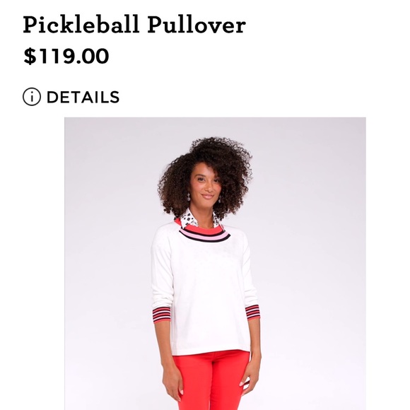 CAbi Sweaters - Cabi Pickleball pullover *New*